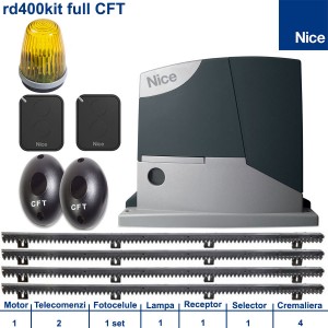 Automatizare porti culisante Nice Road400Kit FULL CFT