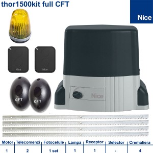 Automatizare porti culisante Nice Thor1500Kit CFT