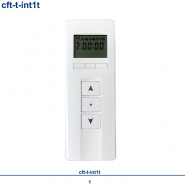 Telecomanda CFT-T-INT1T pentru interior cu 1 canal cu timer