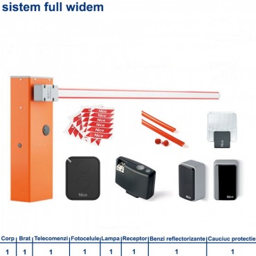Sistem Bariera Automata Acces Parcare WIDEM 4M KIT FULL